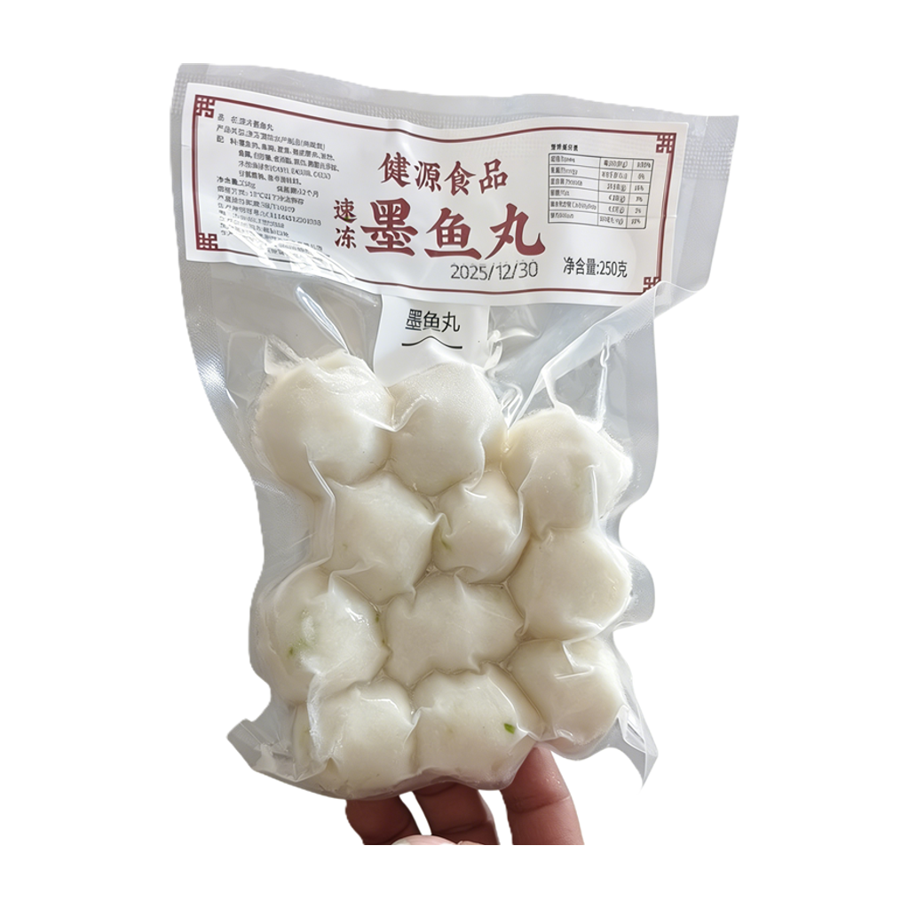 手工墨鱼丸HANDMADE CUTTLEFISH BALLS